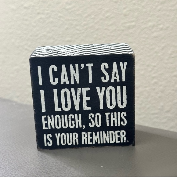 Primitives by Kathy I Love You Box Sign - Picture 3 of 12